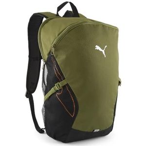 PUMA Plus Pro Backpack rugzak, olijfgroen-rickie oranje, OSFA volwassenen, uniseks, Olive Green Rickie Orange, One size