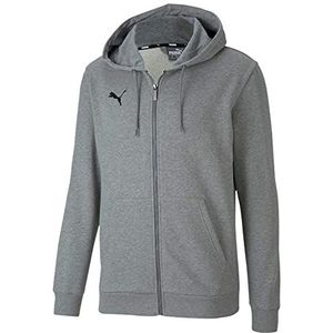 PUMA Kinder teamGOAL 23 Casuals Hooded Jacket Jr Kapuzenjacke, Medium Gray Heather, 176