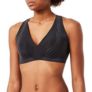 Sloggi ZERO Feel 2.0 Niet-voorgevormde Naadloze Bh Zonder Beugel Zwart