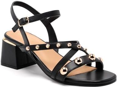 GIOSEPPO Abington - Damessandalen - Zwart - Natuurlijk Leer