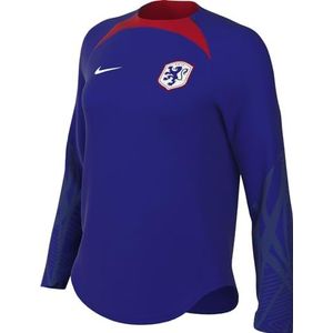 Nike Dames Top Knvb Wnk Df Strk Crew Drl Tp K, Game Royal/University Red/White, DR4999-480, 2XL