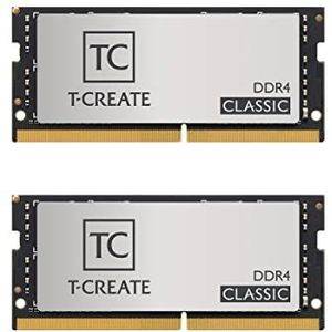TEAMGROUP T-Create Classic DDR4 SODIMM 32GB Kit (2 x 16 GB) 3200MHz (PC4-25600) 260 Pin CL22 RAM geheugenmodule - TTCCD432G3200HC22DC-S01