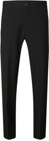 Selected Homme - Broek - Zwart - Kwaliteitsstof - Relaxte Pasvorm