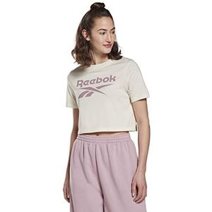 Reebok Dames RI BL Crop Tee T-shirts, klassiek wit, M