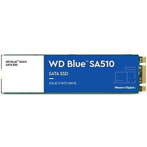 WD Blue SA510 SATA SSD 500 GB (tot 560 MB/s, Acronis True Image for Western Digital, gratis proefversie voor drie maanden van Dropbox Professional, 5 jaar beperkte garantie) M.2