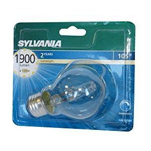 Sylvania SYL0022115 halogeenlamp, glas, E27, 105 W, wit