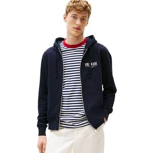 Tommy Hilfiger Sweatvest Hilfiger Stacked Navy heren