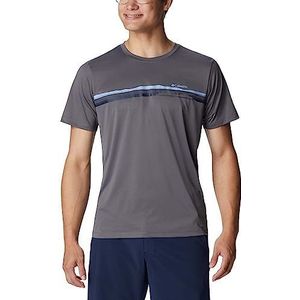 Columbia Hike T-shirt, City Grey Streamlined Graphic, extra small voor heren, City Grey Streamlined Graphic, XS