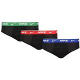 Nike - E-day Brief Slips - 3 Eenheden - Zwart - Katoen