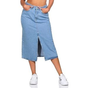 ONLY Onlbianca Midi Skirt DNM Rea Noos jeansrok voor dames, blauw (light blue denim), S