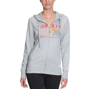 ESPRIT Sports Dames Sweatshirt U68626, grijs (061 City Grey Melange), 36