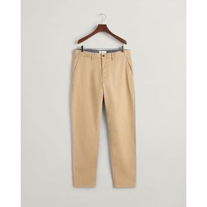GANT TAPERED TWILL CHINOS, khaki (dark khaki), 31W x 34L