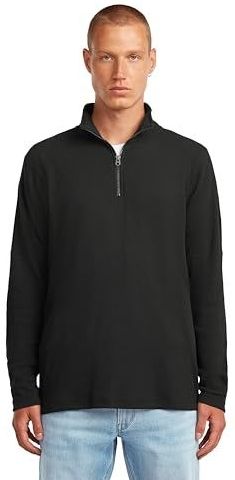 G-STAR Tweeter Half Zip, Zwart (Dk Black D26866-e176-6484), XS
