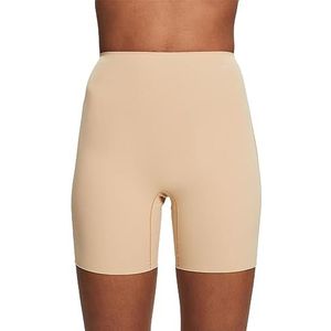 ESPRIT Gerecycled: shorts met discreet shaping-effect, Dusty Nude, S