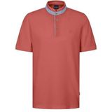 Bugatti - Poloshirt - 910-apricot - Met Opstaande Kraag