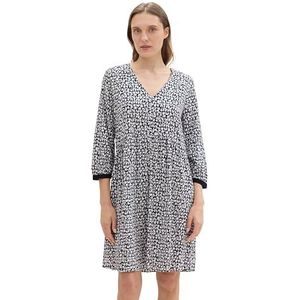 TOM TAILOR Damesjurk, 36136 - Navy Tile Design, 36
