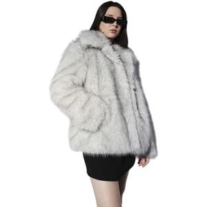 ONLY Dames Onlrubina Faux Fur Jacket OTW, Grijs, M, Grijs, M