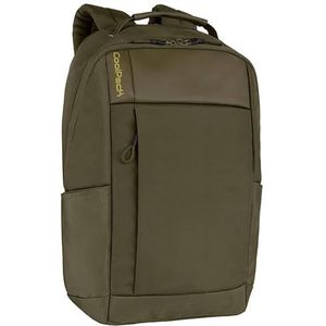 Coolpack E55014 zakelijke rugzak SPOT OLIVE GREEN, groen, Groen, 46 x 31 x 15 cm, Designer