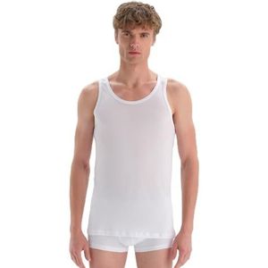 Dagi Heren Cotton Tanktop, Wit, 2XL, wit, XXL