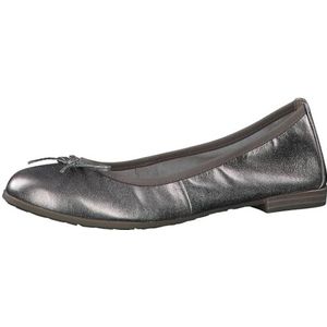 MARCO TOZZI Ballet Flat by Guido Maria Kretschmer 2-22100-41 dames, Pewter, 37 EU