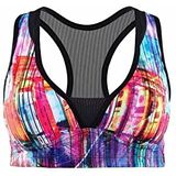 WINSHAPE Sportkleding voor dames, sportbeha voor dames, fitness, vrije tijd, functionele mesh-push-up-beha met geïntegreerde inzetstukken, Pusb103-berlin push-up beha