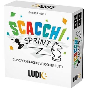 Ludic Schaken Sprint Het Schaken Eenvoudig en Snel Voor Alle It57328 Gezinsspel Voor De Familie Voor 2 Spelers, Made in Italy