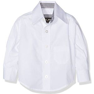 Gol Kentkraag, regular fit overhemden voor babyjongens, wit (wit 6), 80 cm