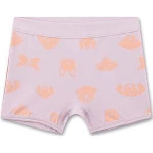 Sanetta Meisjesonderbroek roze | Hoogwaardige en duurzame onderbroek voor meisjes van bio-katoenmix. Shorts met zachte tailleband en honden-allover | Ondergoed voor meisjes, roze, 92 cm