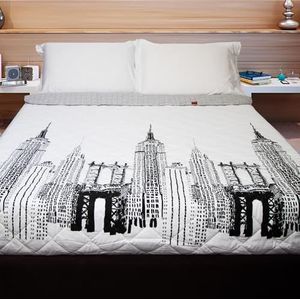 Vallesusa Ozanne gewatteerde sprei voor eenpersoonsbed