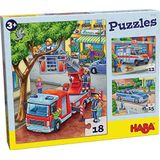 Puzzles Polizei, Feuerwehr & Co. 3 Motive