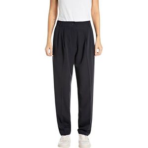 Replay Carrot High Waist broek voor dames, 970 Dark Navy, 27W
