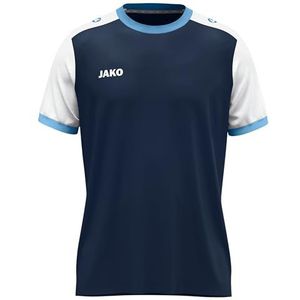 JAKO Dames Tricot Dynamic, korte mouwen, Marine/Wit/SkyBlue, S