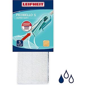 Leifheit Leifheit Picobello S Supersoft voor zeer gevoelige vloeren, met speciale vezelsamenstelling, 27 cm brede wisserovertrek