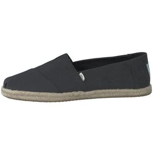 TOMS ALPARGATA heren Loafer Plat Espadrille ,ZWART,40.5 EU