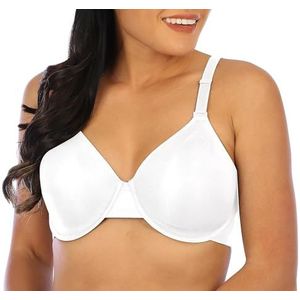 Bali Dames T-shirt, Ultimate Smoothing Underwire, lichtgewicht converteerbare beha, wit, 36C, Wit, 80C
