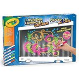 Crayola, Crayola Lichtgevend Tekenbord, 74-7504, Teken, schrijf en kleur, De set bevat: 1 Lichtgevend Tekenbord, 6 Crayola Gelstiften