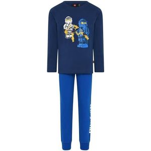 LWALEX 722 Pyjama's, Dark Blue, 122 cm