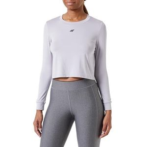 4F Lange mouwen FNK F187 grijs, dames XL, Grijs, XL