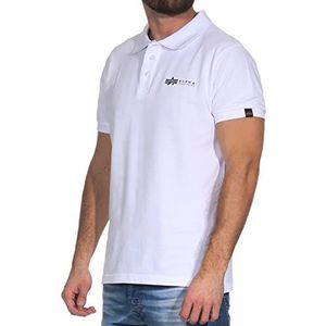 Alpha Industries Basis Polo SL Poloshirt voor Heren White