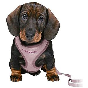 TRIXIE 15564 Junior Puppy-softharnas met riem, S–M: 26–34 cm/10 mm, 2,00 m, lila