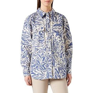 PART TWO MiannaPW SH Shirt, Blue Wing Print, 44 dames
