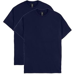 Hanes Heren T-Shirt - blauw - 3XL
