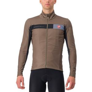 CASTELLI 4522509-304 MORTIROLO 6S JACKET HEREN TARMAC/BLACK-SLIVER maat M