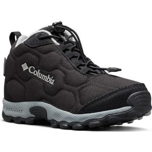 Columbia Unisex Firecamp Mid 2 waterdichte sneeuwlaarzen voor kinderen, Zwart Monument, 7 UK Child