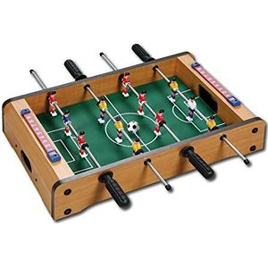 Sport1 One The Sport Maker - Mini-voetbaltafel voor tafelvoetbaltafel, houtkleur, klein, 706200401, vanaf 6 jaar