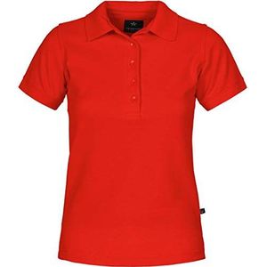 Texstar PSW4 Pikee hemd voor dames met mouwzak, maat XL, rood