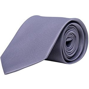 Korntex KXTIEGRA8 stropdas voor volwassenen, uniseks, klassiek, grijs