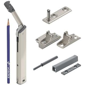 Blum Aventos HK-XS 20K1301T krachtopslagset, 8-delig, klepbeslag met Tip On voor houten en aluminium fronten