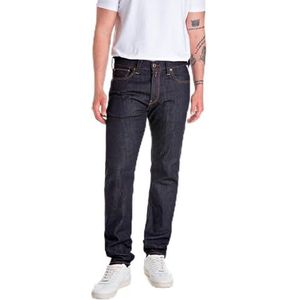 Replay Heren Slim Fit Jeans Neaal Red Attitude Collection, 007, donkerblauw, 28W x 32L