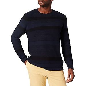 CASUAL FRIDAY Karl Space Dyed Knit met Structure Pullover voor heren